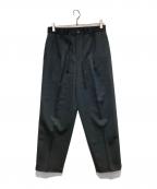 UNITED TOKYOユナイテッドトーキョー）の古着「HARD GABARDINE EASY PANTS」｜チャコールグレー
