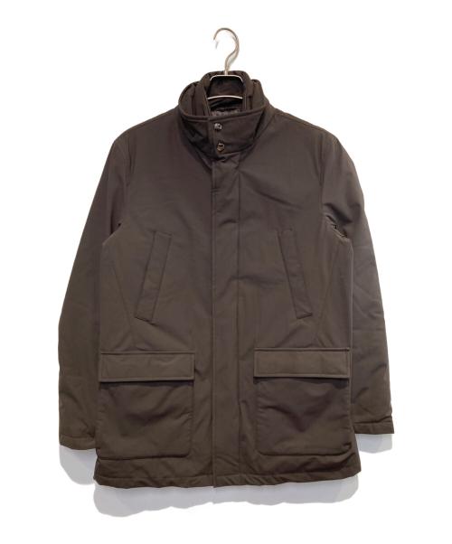 HERNO（ヘルノ）HERNO (ヘルノ) ダウンハーフコート ブラウン サイズ:50の古着・服飾アイテム