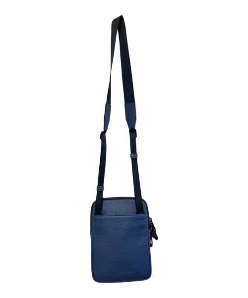 FUJITAKA（フジタカ）FUJITAKA (フジタカ) ロカスレザーショルダーバッグミニ ブルーの古着・服飾アイテム