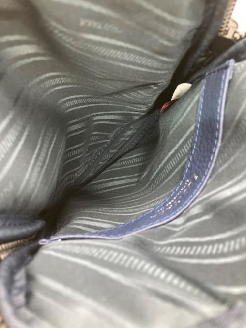 FUJITAKA（フジタカ）FUJITAKA (フジタカ) ロカスレザーショルダーバッグミニ ブルーの古着・服飾アイテム