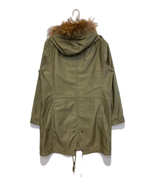 LOUNGE LIZARD（ラウンジリザード）LOUNGE LIZARD (ラウンジリザード) B-9 CLOTH BIO WASH モッズコート オリーブ サイズ:3の古着・服飾アイテム