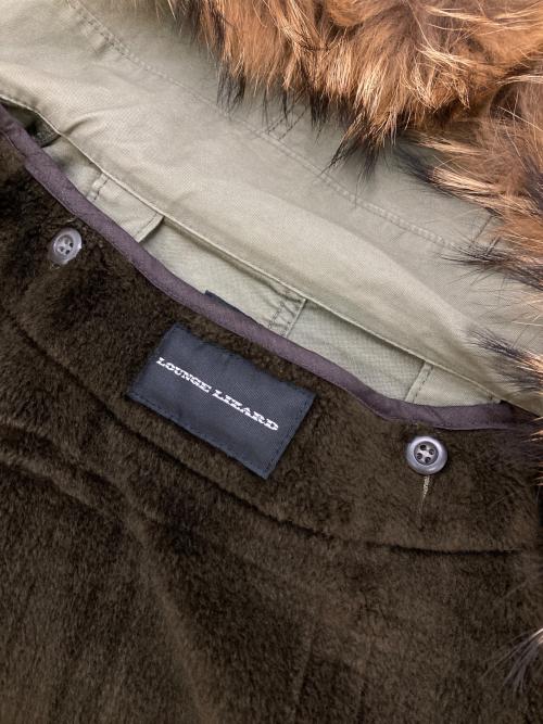 LOUNGE LIZARD（ラウンジリザード）LOUNGE LIZARD (ラウンジリザード) B-9 CLOTH BIO WASH モッズコート オリーブ サイズ:3の古着・服飾アイテム