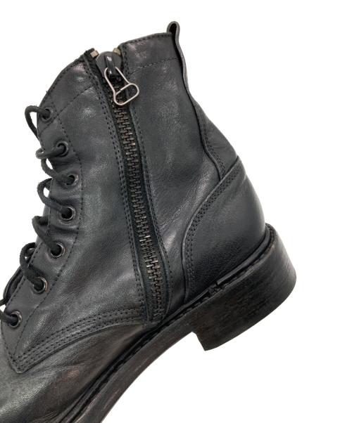 BUTTERO（ブッテロ）BUTTERO (ブッテロ) SOPHNET. (ソフネット) サイドジップレースアップブーツ ブラック サイズ:41の古着・服飾アイテム