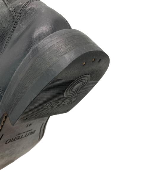 BUTTERO（ブッテロ）BUTTERO (ブッテロ) SOPHNET. (ソフネット) サイドジップレースアップブーツ ブラック サイズ:41の古着・服飾アイテム