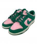 NIKEナイキ）の古着「Dunk Low Retro SE」｜グリーン×ピンク