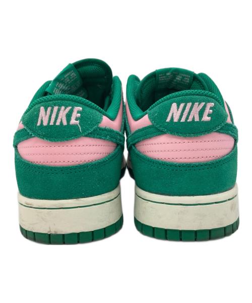 NIKE（ナイキ）NIKE (ナイキ) Dunk Low Retro SE グリーン×ピンク サイズ:US12の古着・服飾アイテム