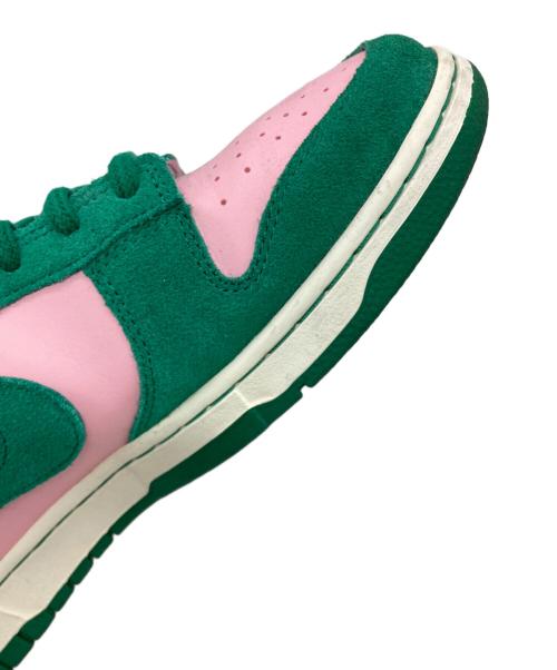 NIKE（ナイキ）NIKE (ナイキ) Dunk Low Retro SE グリーン×ピンク サイズ:US12の古着・服飾アイテム
