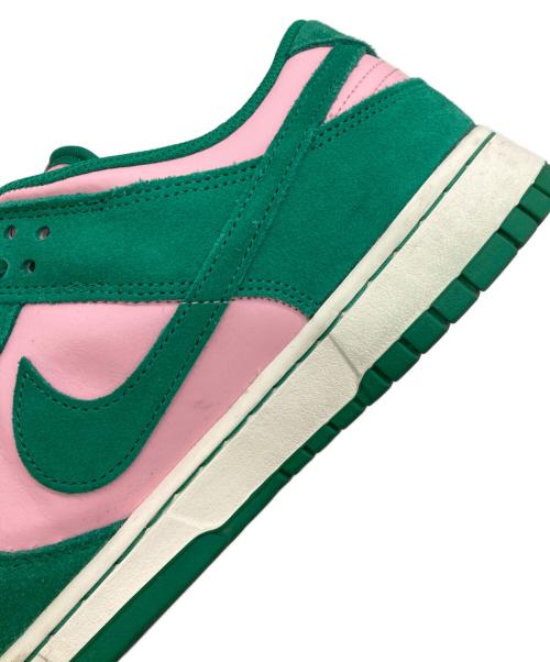 NIKE（ナイキ）NIKE (ナイキ) Dunk Low Retro SE グリーン×ピンク サイズ:US12の古着・服飾アイテム