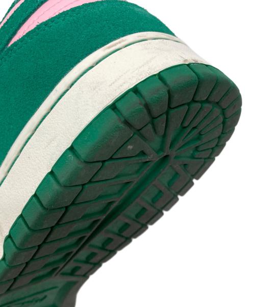 NIKE（ナイキ）NIKE (ナイキ) Dunk Low Retro SE グリーン×ピンク サイズ:US12の古着・服飾アイテム