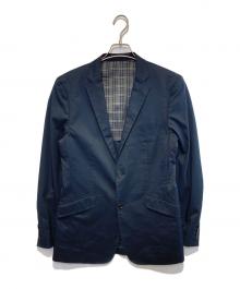 BURBERRY BLACK LABEL（バーバリーブラックレーベル）の古着「テーラードジャケット」｜ネイビー