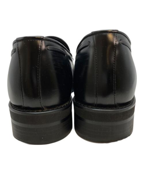 ADERO（アデロ）ADERO (アデロ) タッセルローファー ブラック サイズ:24の古着・服飾アイテム