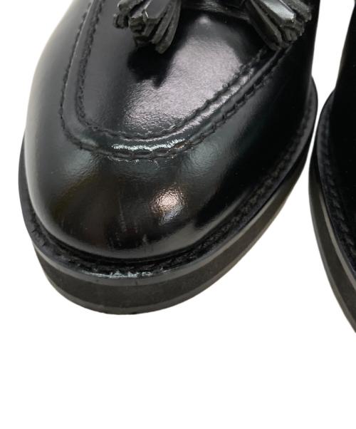 ADERO（アデロ）ADERO (アデロ) タッセルローファー ブラック サイズ:24の古着・服飾アイテム