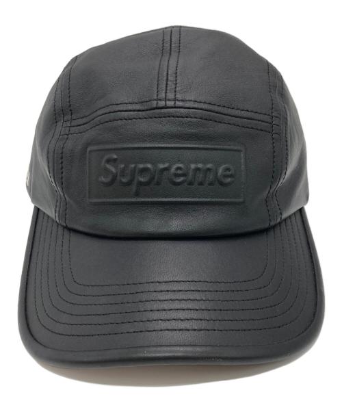SUPREME（シュプリーム）SUPREME (シュプリーム) GORE-TEX Leather Camp Cap ブラックの古着・服飾アイテム