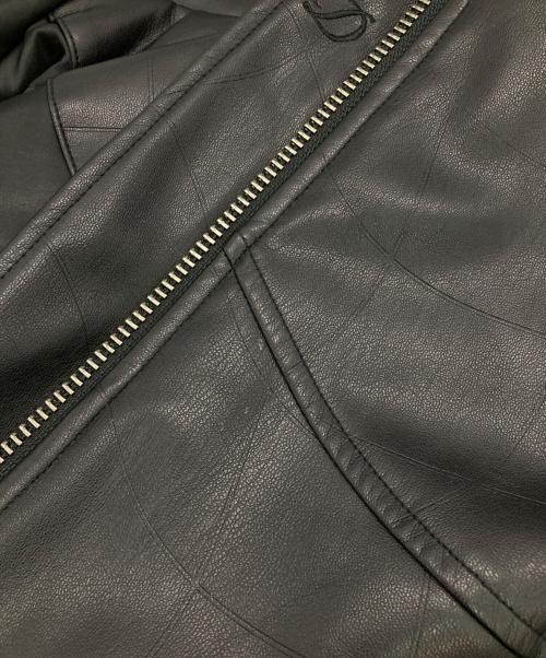 Dime（ダイム）Dime (ダイム) Debossed Wavy Jacket ブラック サイズ:Sの古着・服飾アイテム