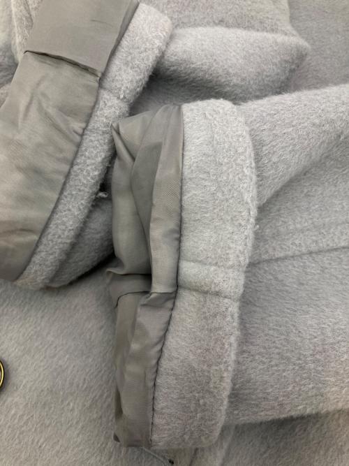 Gready Brilliant（グレディ ブリリアン）Gready Brilliant (グレディ ブリリアン) ビーバー大衿Ｐコート ブルー サイズ:38の古着・服飾アイテム