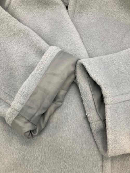 Gready Brilliant（グレディ ブリリアン）Gready Brilliant (グレディ ブリリアン) ビーバー大衿Ｐコート ブルー サイズ:38の古着・服飾アイテム