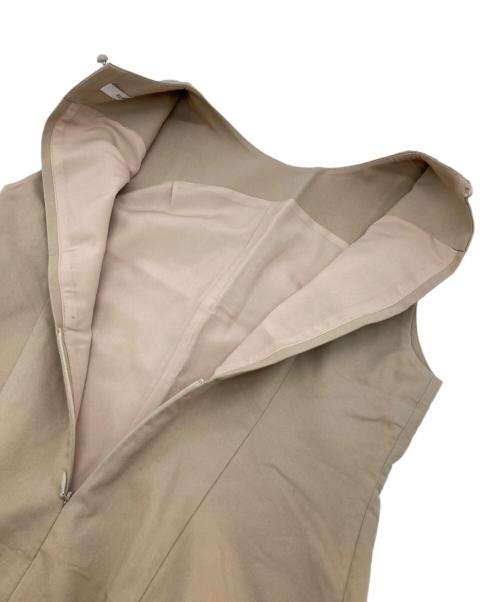 CLANE（クラネ）CLANE (クラネ) BACK OPEN I LINE ONE PIECE ベージュ サイズ:1の古着・服飾アイテム