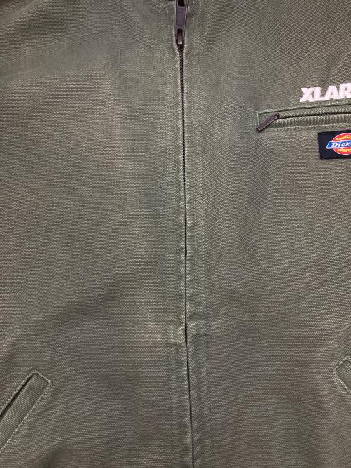 X-LARGE（エクストララージ）X-LARGE (エクストララージ) Dickies (ディッキーズ) WORK JACKET カーキ サイズ:Mの古着・服飾アイテム