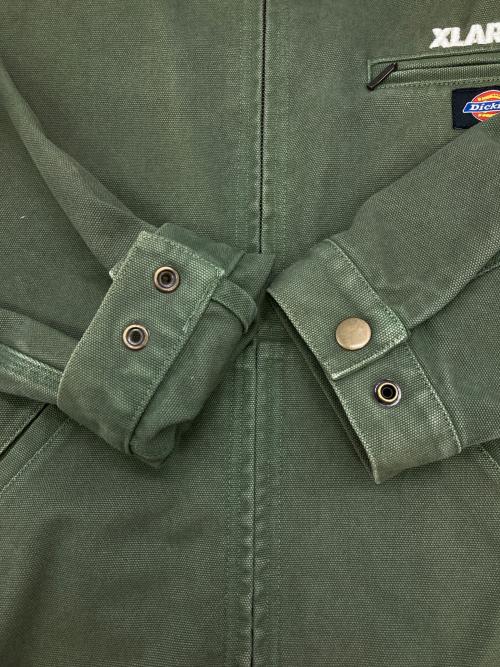 X-LARGE（エクストララージ）X-LARGE (エクストララージ) Dickies (ディッキーズ) WORK JACKET カーキ サイズ:Mの古着・服飾アイテム