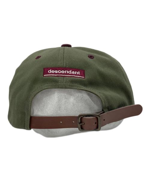 DESCENDANT（ディセンダント）DESCENDANT (ディセンダント) BARKLEY 6PANEL CA カーキ×エンジの古着・服飾アイテム