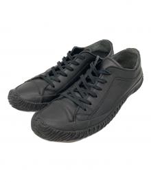 SPINGLE Biz（スピングルビズ）の古着「レザーローカットスニーカー」｜ブラック