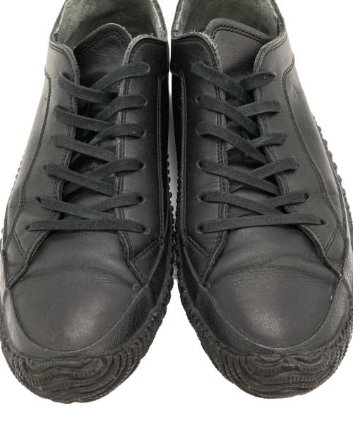 SPINGLE Biz（スピングルビズ）SPINGLE Biz (スピングルビズ) レザーローカットスニーカー ブラック サイズ:Lの古着・服飾アイテム
