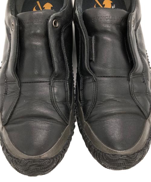 SPINGLE MOVE（スピングルムーヴ）SPINGLE MOVE (スピングルムーヴ) レザースリッポン ブラック サイズ:Lの古着・服飾アイテム