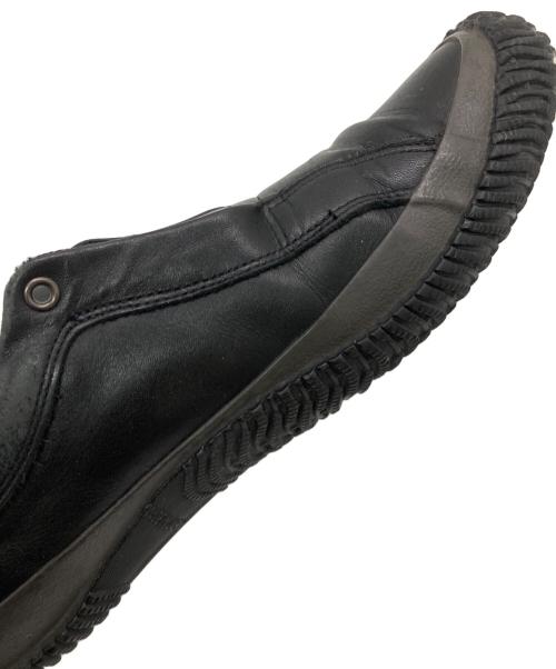 SPINGLE MOVE（スピングルムーヴ）SPINGLE MOVE (スピングルムーヴ) レザースリッポン ブラック サイズ:Lの古着・服飾アイテム