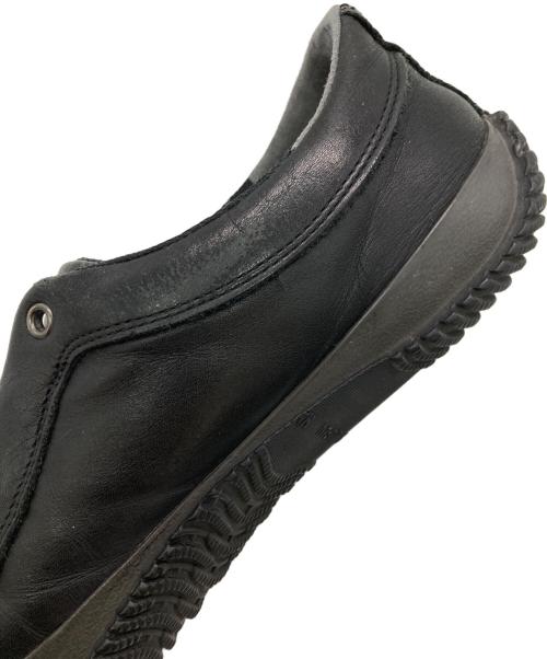 SPINGLE MOVE（スピングルムーヴ）SPINGLE MOVE (スピングルムーヴ) レザースリッポン ブラック サイズ:Lの古着・服飾アイテム