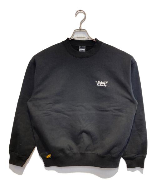 Schott（ショット）Schott (ショット) CREW SWEAT ブラック サイズ:L 未使用品の古着・服飾アイテム