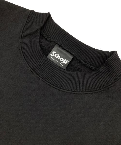 Schott（ショット）Schott (ショット) CREW SWEAT ブラック サイズ:L 未使用品の古着・服飾アイテム