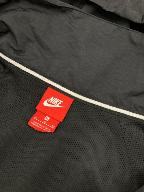 NIKE（ナイキ）NIKE (ナイキ) Big Swoosh Anorak Jacket ブラック×ホワイト サイズ:XLの古着・服飾アイテム