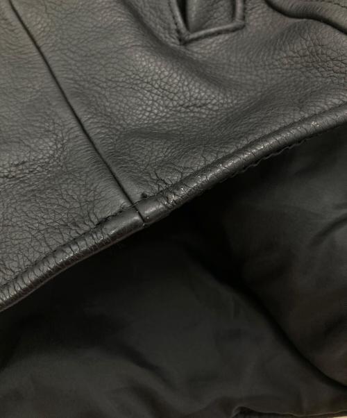 HARLEY-DAVIDSON（ハーレーダビッドソン）HARLEY-DAVIDSON (ハーレーダビッドソン) ［古着］モーターサイクルレザーベスト ブラック サイズ:Lの古着・服飾アイテム