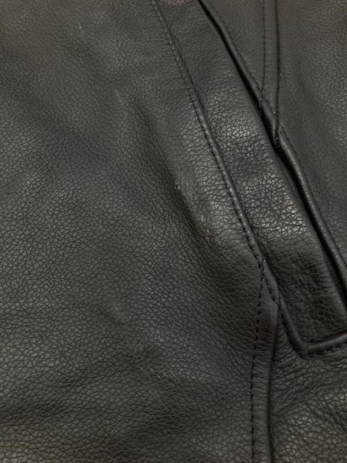 HARLEY-DAVIDSON（ハーレーダビッドソン）HARLEY-DAVIDSON (ハーレーダビッドソン) ［古着］モーターサイクルレザーベスト ブラック サイズ:Lの古着・服飾アイテム