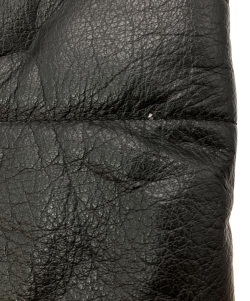 VIN&AGE（ヴィン＆エイジ）VIN&AGE (ヴィン＆エイジ) NAUGHTY LEATHER VEST ブラック サイズ:40の古着・服飾アイテム