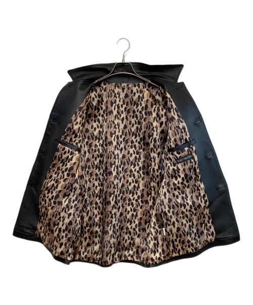 WACKO MARIA（ワコマリア）WACKO MARIA (ワコマリア) LEATHER CAR COAT TYPE-2 ブラック サイズ:Mの古着・服飾アイテム