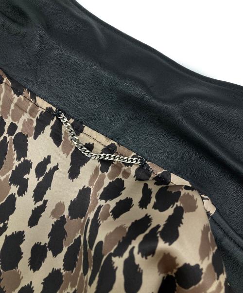 WACKO MARIA（ワコマリア）WACKO MARIA (ワコマリア) LEATHER CAR COAT TYPE-2 ブラック サイズ:Mの古着・服飾アイテム