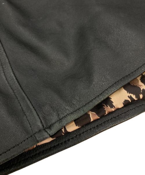 WACKO MARIA（ワコマリア）WACKO MARIA (ワコマリア) LEATHER CAR COAT TYPE-2 ブラック サイズ:Mの古着・服飾アイテム