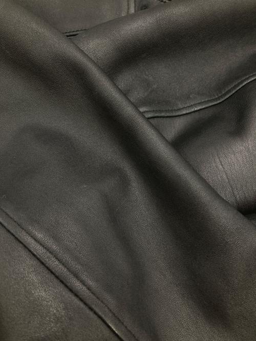 WACKO MARIA（ワコマリア）WACKO MARIA (ワコマリア) LEATHER CAR COAT TYPE-2 ブラック サイズ:Mの古着・服飾アイテム