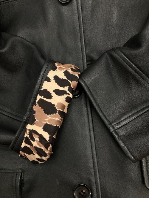 WACKO MARIA（ワコマリア）WACKO MARIA (ワコマリア) LEATHER CAR COAT TYPE-2 ブラック サイズ:Mの古着・服飾アイテム