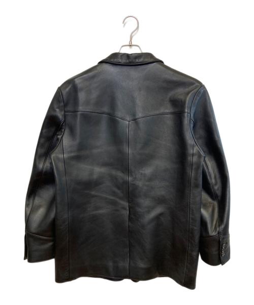 WACKO MARIA（ワコマリア）WACKO MARIA (ワコマリア) LEATHER WESTERN JACKET TYPE-2 ブラック サイズ:Lの古着・服飾アイテム