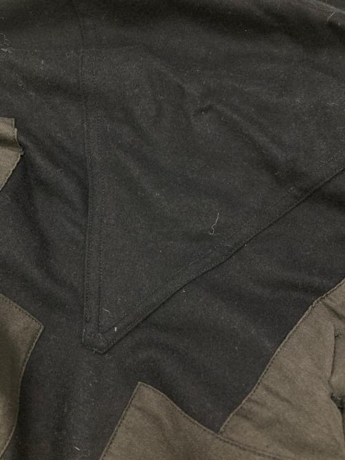 COMME des GARCONS COMME des GARCONS（コムデギャルソン コムデギャルソン）COMME des GARCONS COMME des GARCONS (コムデギャルソン コムデギャルソン) ストールドッキングウールコート ネイビー サイズ:Sの古着・服飾アイテム