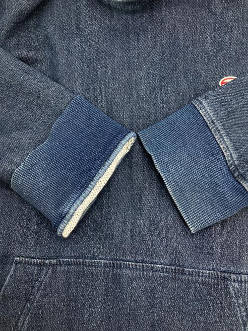 DIESEL（ディーゼル）DIESEL (ディーゼル) D-UM-RIB-NE ジョグジーンズトレーナー インディゴ サイズ:Lの古着・服飾アイテム