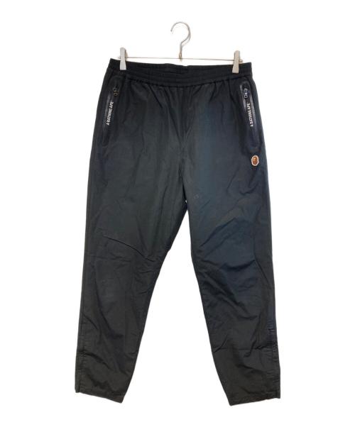 A BATHING APE（ア ベイシング エイプ）A BATHING APE (ア ベイシング エイプ) シェルトラックパンツ ブラック サイズ:Lの古着・服飾アイテム