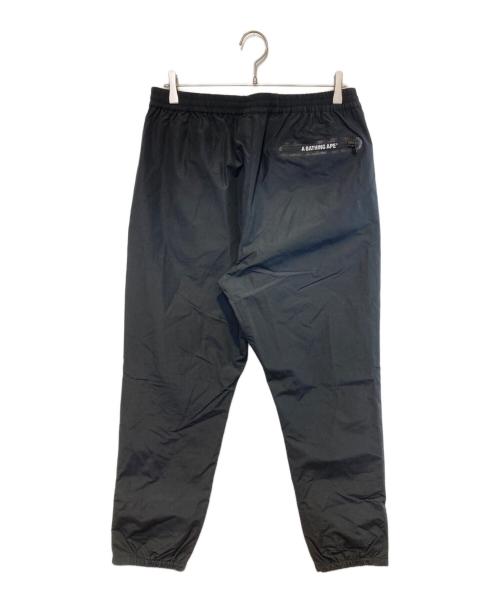 A BATHING APE（ア ベイシング エイプ）A BATHING APE (ア ベイシング エイプ) シェルトラックパンツ ブラック サイズ:Lの古着・服飾アイテム