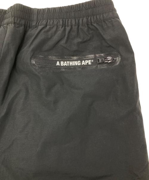 A BATHING APE（ア ベイシング エイプ）A BATHING APE (ア ベイシング エイプ) シェルトラックパンツ ブラック サイズ:Lの古着・服飾アイテム