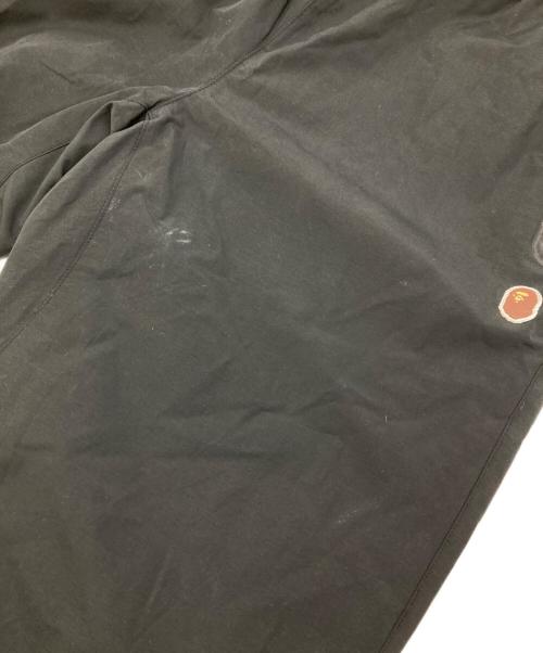 A BATHING APE（ア ベイシング エイプ）A BATHING APE (ア ベイシング エイプ) シェルトラックパンツ ブラック サイズ:Lの古着・服飾アイテム