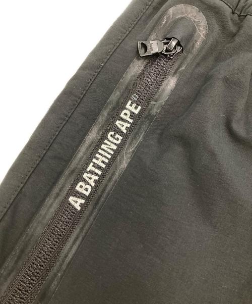 A BATHING APE（ア ベイシング エイプ）A BATHING APE (ア ベイシング エイプ) シェルトラックパンツ ブラック サイズ:Lの古着・服飾アイテム