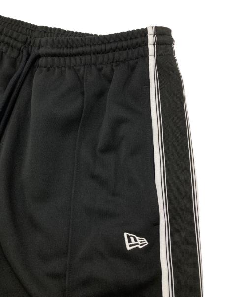 Mastermind JAPAN（マスターマインド ジャパン）Mastermind JAPAN (マスターマインド ジャパン) New Era (ニューエラ) スムースジャージーサイドテープトラックパンツ ブラック サイズ:Lの古着・服飾アイテム