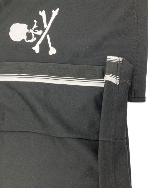 Mastermind JAPAN（マスターマインド ジャパン）Mastermind JAPAN (マスターマインド ジャパン) New Era (ニューエラ) スムースジャージーサイドテープトラックパンツ ブラック サイズ:Lの古着・服飾アイテム
